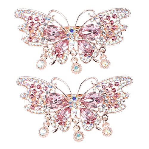 MUCKLILY 2stücke Damen-haarspangen Mit Automatischem Schmuck-design Für Mittlere Und Dicke Haarlängen Geeignet Für Partys Tänze Und Andere Anlässe Als Stilvolles von MUCKLILY
