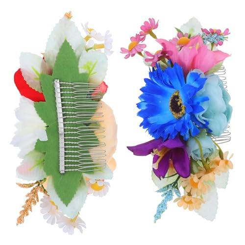 MUCKLILY 2stücke Haarkamm-clips Für Damen Brautkopfschmuck Zur Hochzeit Haar-accessoires Für Mädchen Dekoriert Vielseitig Einsetzbar Für Partys Und Besondere Anlässe von MUCKLILY
