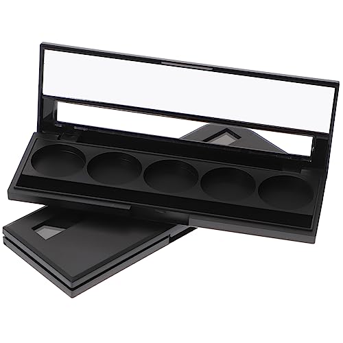 MUCKLILY 2stücke Schwarzer Lidschatten Palette Mit Unterverpackungsetui Farben-box Langlebiges Material Für Make-up-zubehör Geeignet Für Puders MUCKLILY 2stücke Schwarzer Lidschatten Palette Mit Unterverpackungsetui Farben-box Langlebiges Material Für Make-up-zubehör Geeignet Für Puders von MUCKLILY