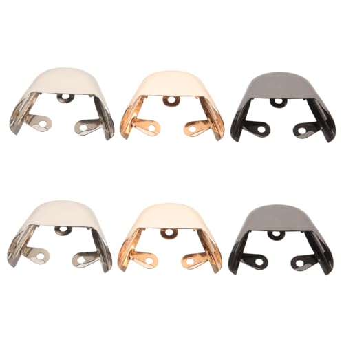 MUCKLILY 3 Paare Metall Schuhspitzenschutz Hochwertige Zehenschutzkappen für High Heels in Gold Silber Robuster Eleganter Absatzschutz für Damen Schuhe Schuhspitzenabdeckung von MUCKLILY