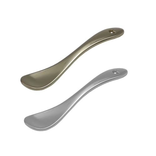 MUCKLILY 3 Stück Teiliges Kosmetik spatel Zinklegierung Makeup Scoop Löffel für Gesichtscreme Hygienisch Leicht Tragbar für Präzises Auftragen und Saubere Hautpflege von MUCKLILY