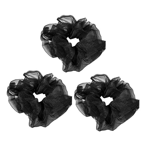 MUCKLILY 3stücke Teiliges Modischer Haargummis Elastische Pferdeschwanzhalter Für Frauen Und Mädchen Für Alltag Sport Und Reisen Langlebig Und Stylisch Für Verschiedene Frisuren von MUCKLILY