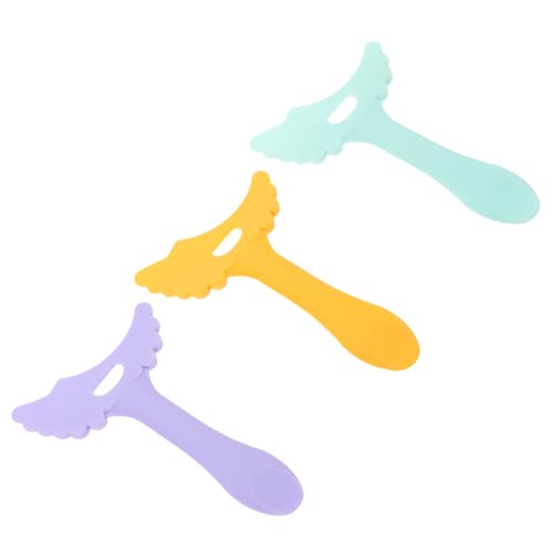 MUCKLILY 3 Stück Eyeliner Schablonen Wiederverwendbares Silikon Eyeliner Tool für Anfänger Multifunktionales Augen Make Up Werkzeug Lidschatten Hilfstool Einfach zu Reinigen von MUCKLILY