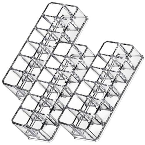 MUCKLILY 3Stücke Teiliges Lippenstift Organizer Platzsparender Make Up Speicher mit Fächern für Lippenstifte Kosmetik und Schreibwaren und Praktisch für von MUCKLILY