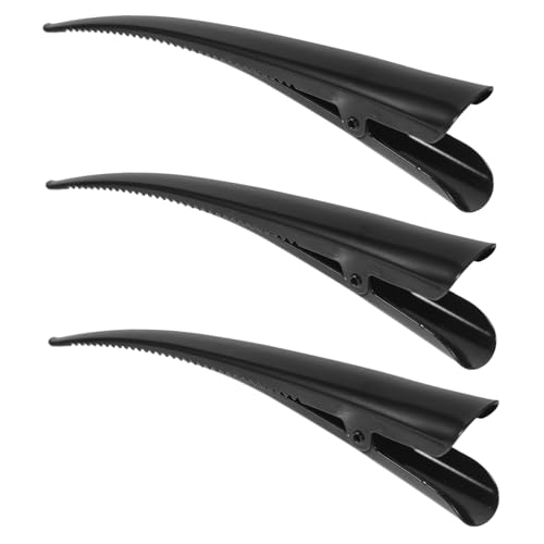 MUCKLILY 3 Stück Entenschnabel Haarklammern Metall Haarspangen für Damen und Mädchen Rutschfeste Haarschmuck Clips Haaraccessoires für Jede Frisur von MUCKLILY