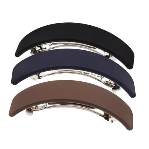 MUCKLILY 3stücke Teiliges Haarklammern Für Dickes Haar Elegante Haarspangen Für Frauen Rutschfeste Und Langlebige Friseurclips in Schwarz Und Dunkelbraun Für Verschiedene Outfits Und Anläss von MUCKLILY