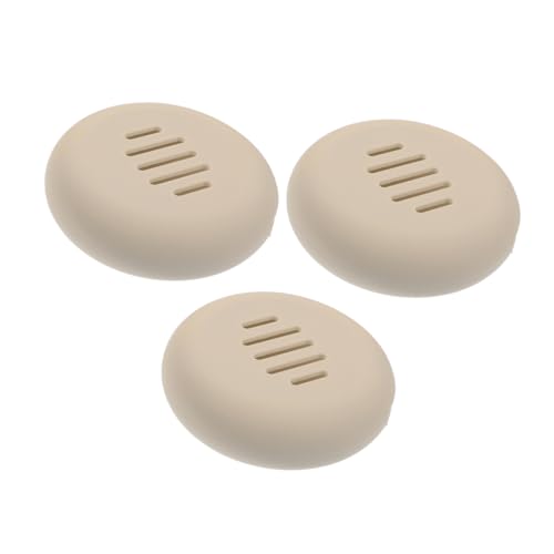 MUCKLILY 3stücke Silikon-make-up-quastenhalter Puderquastenbox Reise-make-up-schwamm-aufbewahrungshalter Praktischer Organizer Für Zuhause Und Unterwegs von MUCKLILY