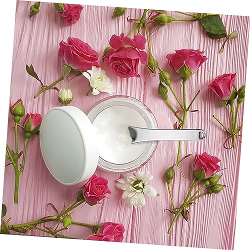 MUCKLILY 4 STÜCKE Teiliges Make Up Cremespatel aus Zinklegierung Kompakte Kosmetikspatel für Gesichtscreme und Lotion Praktische Beauty Scoops für Damen zum Hygienischen Auftragen und von MUCKLILY