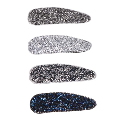 MUCKLILY 4 Stück Schlichte Haarklammern mit Strass Dekorative Haarspangen für Damen Langlebige Bobby Pins Einfach zu Tragen Befestigen Modische Haarschmuck accessoires MUCKLILY 4 Stück Schlichte Haarklammern mit Strass Dekorative Haarspangen für Damen Langlebige Bobby Pins Einfach zu Tragen Befestigen Modische Haarschmuck accessoires von MUCKLILY