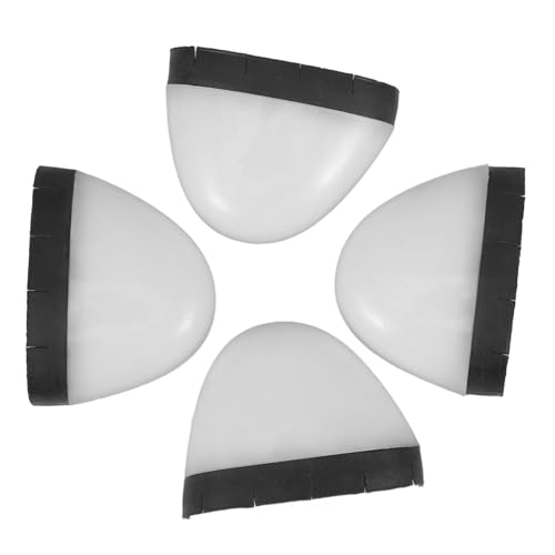 MUCKLILY 4 Stück Schutz Kunststoff Schuhkappen für Arbeitsschuhe Hohe Stoßfestigkeit Durchtrittsicher Einfach zu Reinigen Austauschbar für Baustelle und Arbeitsschutz von MUCKLILY