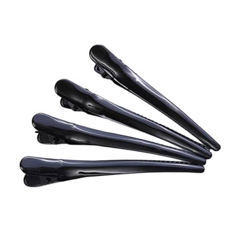 MUCKLILY 4 Stück Teiliges Große Entenschnabel Haarklammern aus Leichtem Starke Alligator Clips für Damen und Mädchen Schonend Haltend für Haarstyling und DIY Frisuren von MUCKLILY