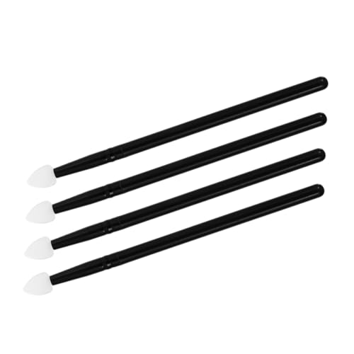 MUCKLILY 4 Stück Teiliges Lidschatten applikator Weichen Silikon spitzen Aluminiumgriff Tragbar und Langlebig für Präzises Augen make up und Reisen MUCKLILY 4 Stück Teiliges Lidschatten applikator Weichen Silikon spitzen Aluminiumgriff Tragbar und Langlebig für Präzises Augen make up und Reisen von MUCKLILY