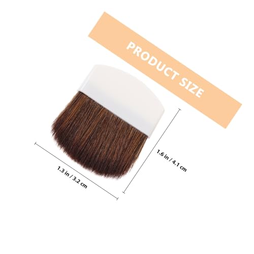 MUCKLILY 4 Stück Teiliges Mini Makeup Pinsel Weiche Borsten Puder Rougepinsel für Frauen Kompakt und Leicht für Präzises Auftragen von Losem Puder und Highlighter Einfach zu Reinigen und von MUCKLILY