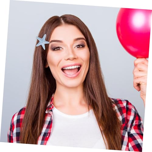 MUCKLILY 4 Stück Teiliges Seestern Haarspangen Bunte Meerjungfrau Haarschmuck für Damen und Mädchen Einfache Anwendung Vielseitig für Party Hochzeit Strand und Alltag Sommerliche von MUCKLILY
