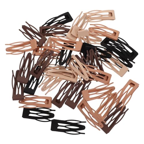 MUCKLILY 40 Stück Teiliges Metall Haarnadeln für Mädchen Kleine Haarclips in Vier Farben Langlebige Robuste Snap Haarspangen Komfortabel und Vielseitig für Alltag und Besondere Anlässe von MUCKLILY