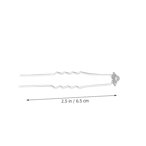 MUCKLILY 40stücke Handgefertigte Perlen-haarspangen Mit Strasssteinen Dekorative Haarklammern Haarschmuck Für Hochzeiten Brautschmuck Und Frauen von MUCKLILY