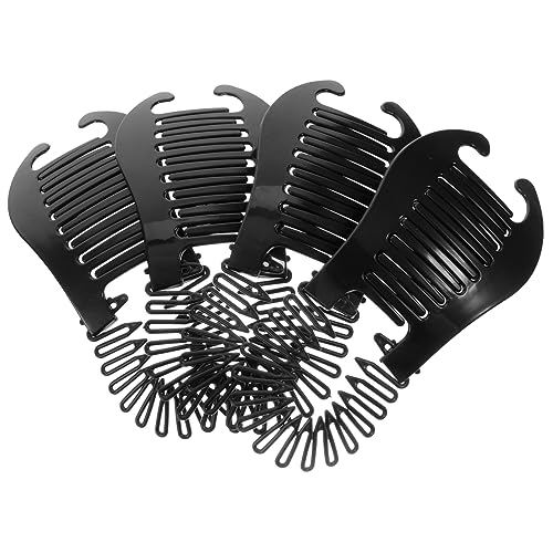 MUCKLILY 4stücke Ineinandergreifende Bananenkämme Für Frauen Haarspange Zopfwerkzeug Biegsame Haarkämme Aus Kunststoff Flexibel Und Langlebig von MUCKLILY