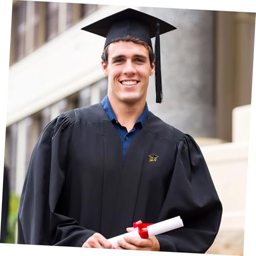 MUCKLILY 5 Stück Teiliges Doktorhut Broschen Abschlussnadel Metallbroschen Langlebig Modisch für Anzug Kleidung Rucksack Dekoration für Absolventen von MUCKLILY