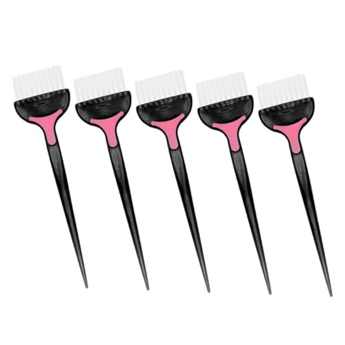 MUCKLILY 5 Stück Teiliges Weiche Borsten Langlebig für Präzises Färben und Pflege Geeignet für Männer und Frauen Wiederverwendbar und Leicht zu Reinigen für Haarfärbung und Behandlung von MUCKLILY