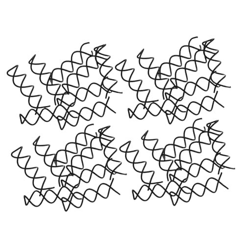 MUCKLILY 50 Stück Teiliges Spiral Haarnadeln mit Rundem Kratzfreiem Robuste Haarklammern für Damen zum Fixieren von Dutts und Hochsteckfrisuren Einfaches Styling Langlebig und Vielseitig von MUCKLILY