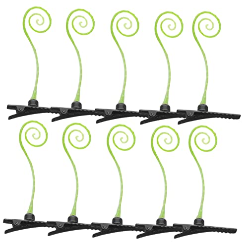 MUCKLILY 50stücke Haar Clips Mit Simulation Lockiges Gras Haarnadeln Für Frauen Mädchen Damen Haarreif Mit Clips Für Teenager-mädchen Und Kleine Haarschmuck von MUCKLILY