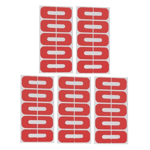 MUCKLILY 50stücke Nagellackschutz Aufkleber Wiederverwendbar Nagelkunst Protector Für Gel Nagellack Antiflächen Aufkleber Für Maniküren Förmige Nagellackschutzfolie Für Präzise von MUCKLILY