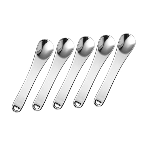 MUCKLILY 5Stücke Kosmetische Spatulas Mini Make Up Löffel für Hautpflege Wiederverwendbar für Cremes Masken und Salongebrauch MUCKLILY 5Stücke Kosmetische Spatulas Mini Make Up Löffel für Hautpflege Wiederverwendbar für Cremes Masken und Salongebrauch von MUCKLILY