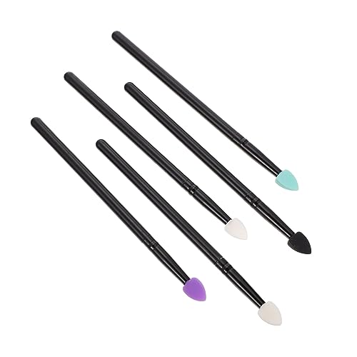 MUCKLILY 5stücke Silikon Lidschattenpinsel Für Professionelles Make-up Langer Griff Für Komfortable Anwendung Geeignet Für Glitzer Und Creme-lidschatten von MUCKLILY