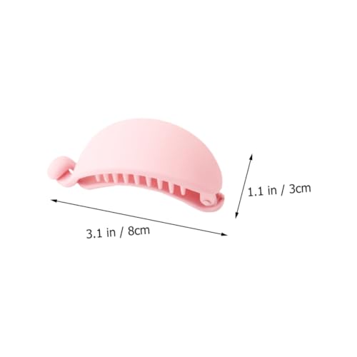 MUCKLILY 6 Stück Bunte Bananen Haarklammern mit matter Oberfläche Modischer Haarschmuck Clips für Pferdeschwanz Festhaltend und Haarschonend Retro Stil für Damen und Mädchen Vielseitig von MUCKLILY