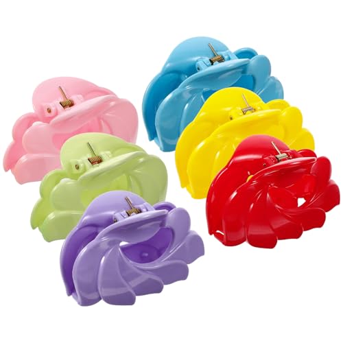 MUCKLILY 6 Stück Mittlere Haarspangen Baumblatt Design Dekorative Haarklammern für Dickes und Dünnes Haar Elegante Haarhalter für Damen und Mädchen Vielseitige Styling clips für Alltag und von MUCKLILY