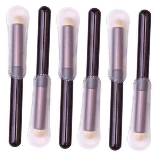 MUCKLILY 6 Stück Teiliges Make Up Schwamm Rundes Beauty Puff für Flüssige Foundation und Puder Weiche Langlebige Schminkschwämme für Präzises Auftragen und Makelloses Finish bei Damen von MUCKLILY