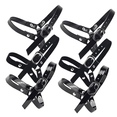 MUCKLILY 6 Stück Teiliges Verstellbare Abnehmbare Fersenbänder für Damen High Heels Unsichtbare Stabile Knöchelriemen Elastische Schuhriemen zur Fixierung und Verhinderung von Schuhverlust von MUCKLILY