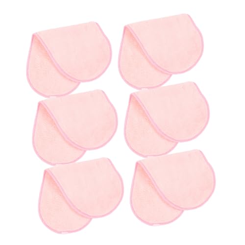 MUCKLILY 6 Stück Waschlappen für den Körper weiche Waschlappen für das Gesicht Gesichtswaschlappen Korallenfleckenhandtücher Badezimmer Waschlappen reise handtuch Badetücher Mischgarn Rosa von MUCKLILY