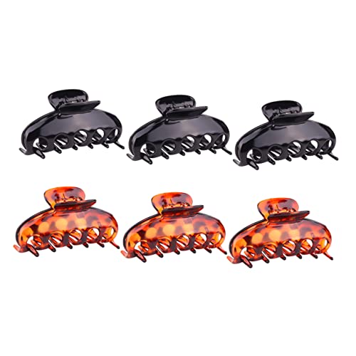 MUCKLILY 6Stücke Haarklammern aus Große Haarschmuck Clips für Hochsteckfrisuren für Damen Beim Make Up und Gesichtspflege Robuste und Langlebige Haarspangen von MUCKLILY