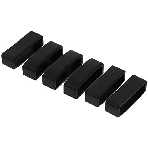 MUCKLILY 6stücke Uhrenarmbandverschluss Aus Tpu Mit Befestigungslöchern Ersatz Uhrenarmbandschlaufe Uhrenarmbandhalter Für Uhrenarmbandverbinder Installieren von MUCKLILY