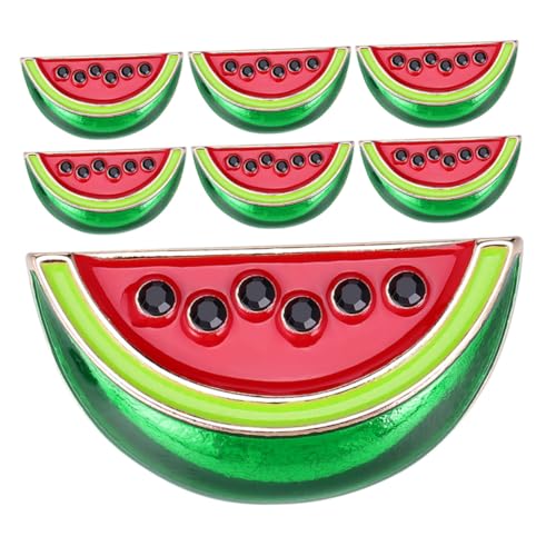 MUCKLILY 7 Stück Teiliges Wassermelonen broschen Langlebiger Legierung Leichter Cartoon anstecker für Damen Modischer Schmuck für Party Alltag und Sommeraccessoire MUCKLILY 7 Stück Teiliges Wassermelonen broschen Langlebiger Legierung Leichter Cartoon anstecker für Damen Modischer Schmuck für Party Alltag und Sommeraccessoire von MUCKLILY
