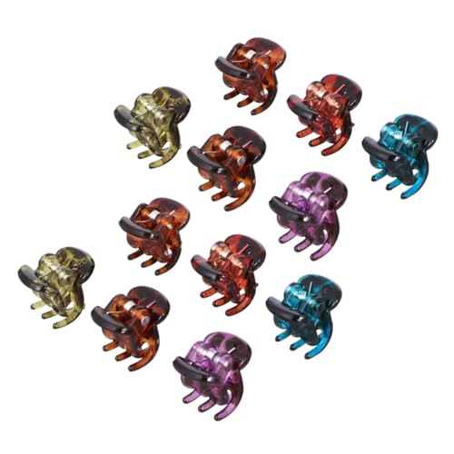 MUCKLILY 72 Stück Teiliges Damen und Kleine Haarklammern aus Langlebigem Kunststoff Rutschfest Mini Haarspangen im Schildpatt design Vielseitiger Haarschmuck für Altersgruppen von MUCKLILY