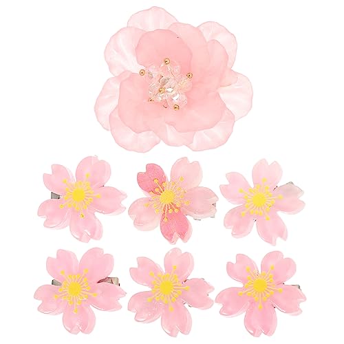 MUCKLILY 7stücke Kleine Blumen Haarklammern Kirschblüten Haarspangen Für Frauen Dekorative Haarclips Für Hochzeiten Partys Und Besondere Anlässe Modisches Haaraccessoire Für Verschiedene MUCKLILY 7stücke Kleine Blumen Haarklammern Kirschblüten Haarspangen Für Frauen Dekorative Haarclips Für Hochzeiten Partys Und Besondere Anlässe Modisches Haaraccessoire Für Verschiedene von MUCKLILY