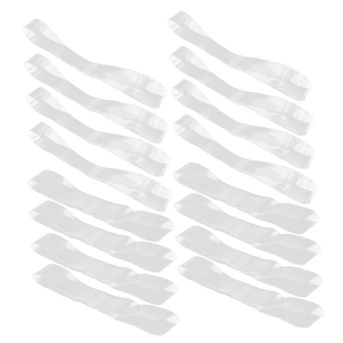 MUCKLILY 8 Paare Transparente Rutschfeste High Heel Schuhriemchen Verstellbare Fersenhalter für Damen Stabilisierende Knöchelriemen Bequemes Tragen Passend für Kleine Absatzschuhe von MUCKLILY