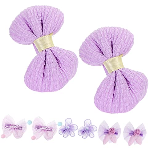 MUCKLILY 8 Stck Teiliges Haarschleifen für Süße Bunte Haarspangen mit Hasenohren Blumen und Perlen Design Sicherer Geeignet für Mädchen Festliche Anlässe Wie Geburtstag und Party von MUCKLILY