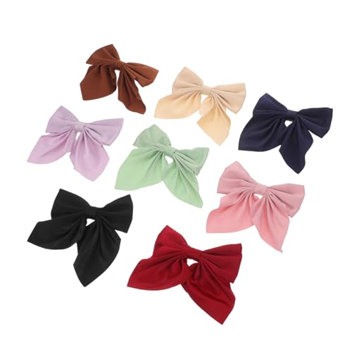 MUCKLILY 8 Stück Japanische Haar Accessoires Kinderschleifen Haarschleifen Mädchen Kleine Haarschleifen Für Frauen Mädchenschleifen Mit Clips Schleifen Für Mädchen Metall von MUCKLILY