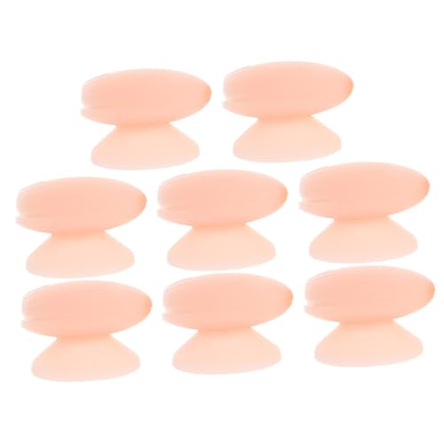 MUCKLILY 8 Stück Silikon Lippenpinsel Schutzkappen Staubdicht Tragbar Weich und Flexibel Lip Brush Protector Hüllen für Make up Pinsel Organizer für Lippenstift und Lippenpflege von MUCKLILY