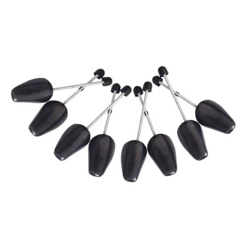 MUCKLILY 8 Stück Teiliges Schuhspanner Herren aus Kunststoff Verstellbar mit Federmechanismus Passend für Sneaker Stiefel und Lederschuhe Praktischer Schuhformer zur Schuhpflege von MUCKLILY