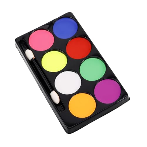 MUCKLILY Künstlerische Farben Öl-gesichtsmalpalette Für Junge Mädchen Langlebig Und Abwaschbar Für Bühnenauftritte Partys Und Festivals Einfache Anwendung Und Entfernung Sicher Für von MUCKLILY
