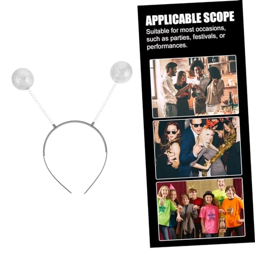 MUCKLILY 8stücke Lustige Haarreifen Mit Pompons Dekorative Kopfband Für Partys Cosplay Und Halloween-feiern Passend Für Erwachsene von MUCKLILY