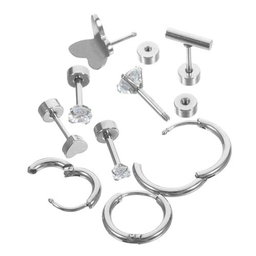 MUCKLILY 9Stücke Teiliges Damen Ohrringe Ohrstecker und Knorpel Creolen Hypoallergen Vielseitig für als für Frauen MUCKLILY 9Stücke Teiliges Damen Ohrringe Ohrstecker und Knorpel Creolen Hypoallergen Vielseitig für als für Frauen von MUCKLILY