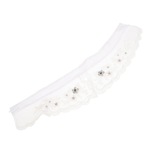 MUCKLILY Abnehmbarer Falscher für Damen Eleganter mit Diamantperlen Vielseitig Kombinierbar für Blusen Kleider Jacken für Partys Besondere Anlässe von MUCKLILY