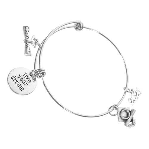 MUCKLILY Abschlussgeschenkarmband Party dekoration Schmuck für die Abschlusssaison Absolvent Armband Graduiertenarmbänder Graduierungsarmbänder Grad Armband Zinklegierung MUCKLILY Abschlussgeschenkarmband Party dekoration Schmuck für die Abschlusssaison Absolvent Armband Graduiertenarmbänder Graduierungsarmbänder Grad Armband Zinklegierung von MUCKLILY