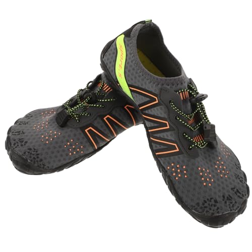 MUCKLILY Badeschuhe Wasserschuhe Unisex mit Atmungsaktivem Mesh rutschfeste Sohle Schnell Trocknend Leicht Kratzfest Geeignet für Strand Pool Klettern Outdoor aktivitäten Damen Herren von MUCKLILY