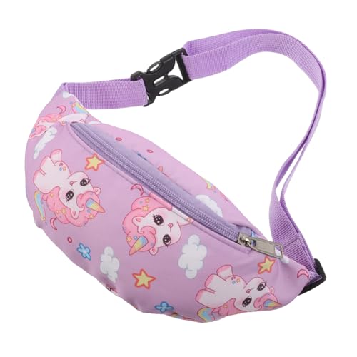 MUCKLILY Bauchtasche Verstellbar Leichtes Hüfttäschchen mit Pferdemotiv für Mädchen Kompakte Gürteltasche Crossbody für Schule Reisen Alltag von MUCKLILY